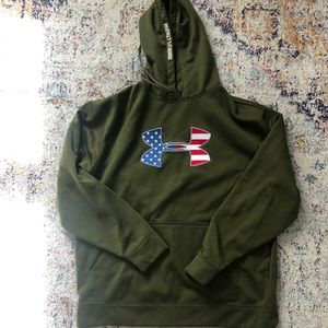 Men’s green freedom under armour sweatshirt